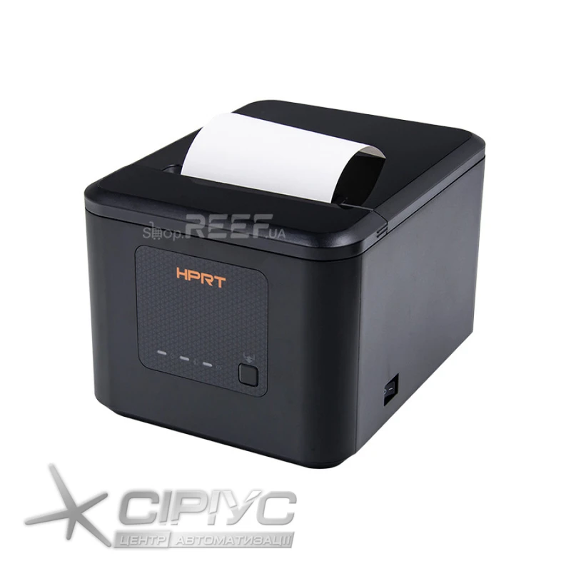 Принтер чеков HPRT TP80K (USB, Bluetooth, Wi-Fi), чёрный