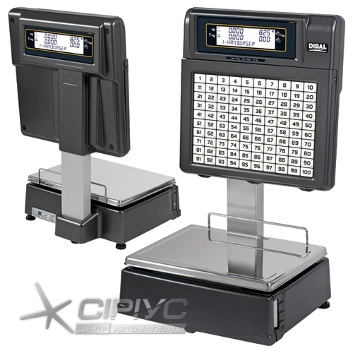 Весы с печатью этикеток DIBAL M525D ALPHA 100K