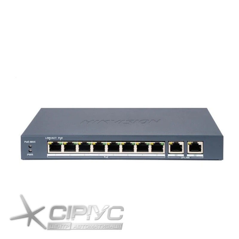 Коммутатор PoE Hikvision DS-3E0310P-E/M(B)