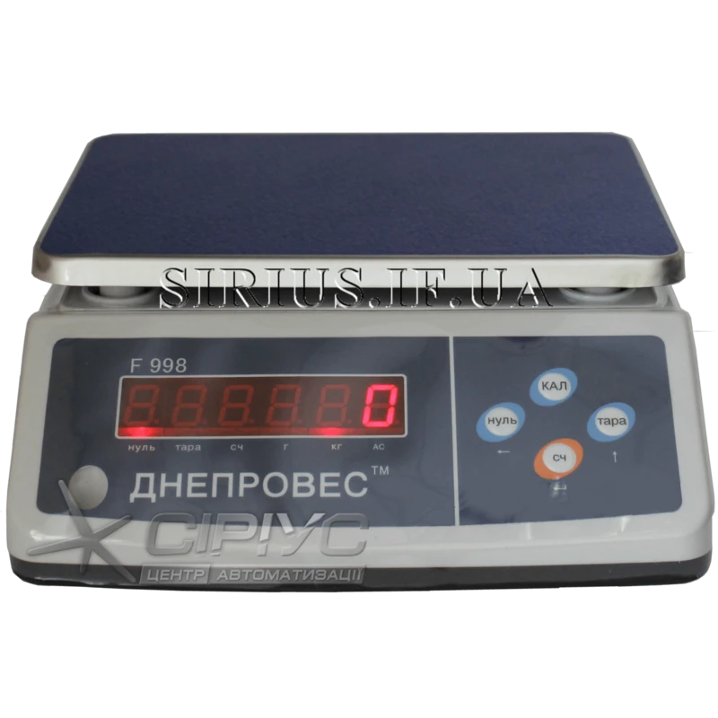 Професійні фасувальні ваги Днепровес ВТД-6/0,1ФД