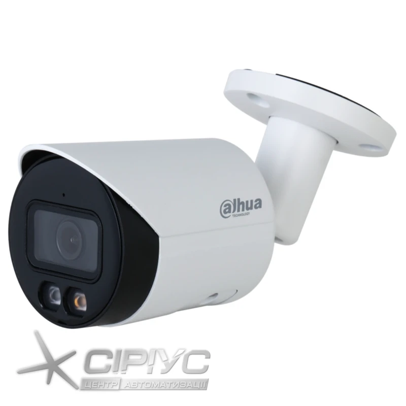 Зовнішня IP-відеокамера Dahua Technology DH-IPC-HFW2449S-S-IL 4 МП об'єктив 3,6 мм вбудований мікрофон